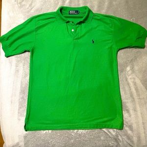 Ralph Lauren Polo Shirt Men Green Size XL Classic Fit